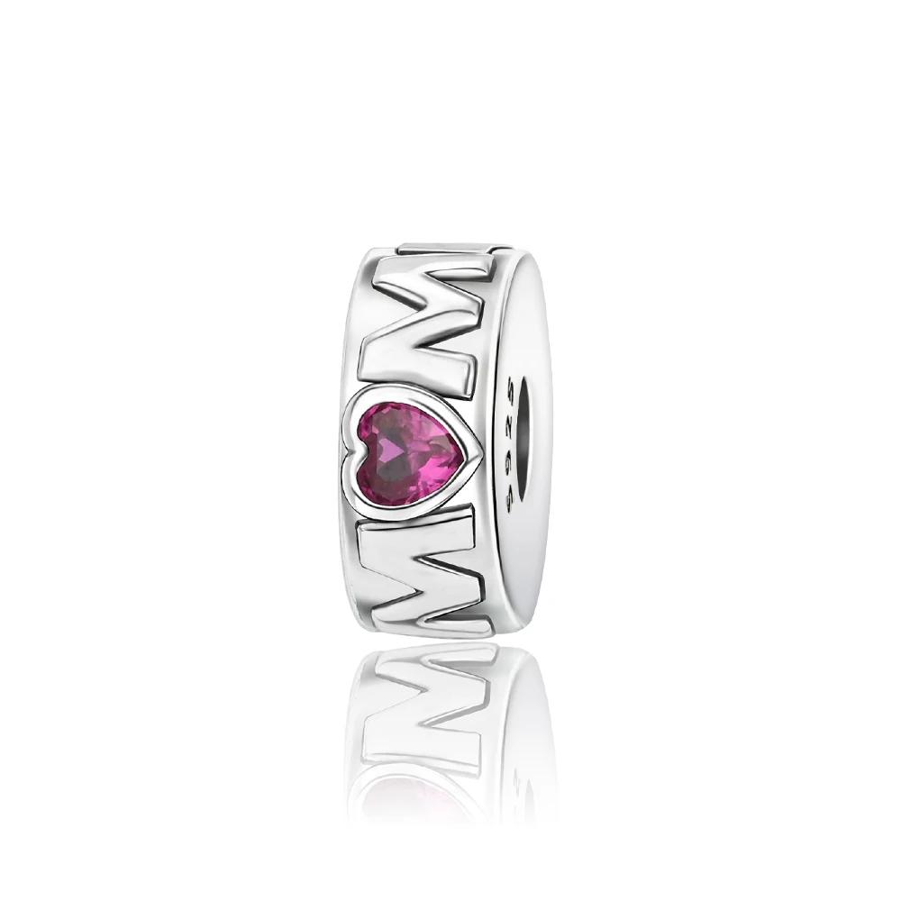 Original Copper Safety Clasp Heart Flower Safety Chain Beads Pendant Charms For Pan Bracelet Jewellery Clips