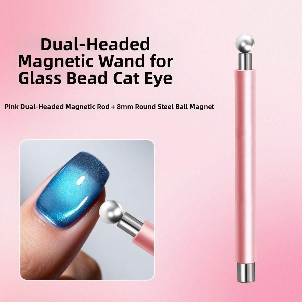 Dual-purpose Nail Magnetic Stick Double Headed Large Magnetic Pen for Manicure Magnetic Tools