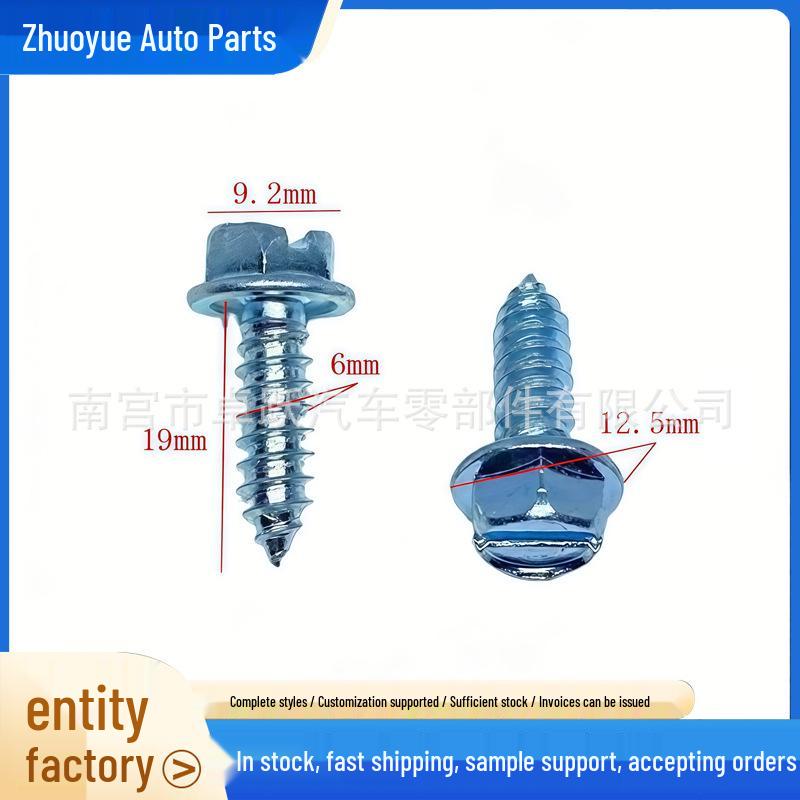 

M6*19 Phillips Head Self-Tapping Screws for Car Fender, Mudguard, Bumper, & Engine Top Performance