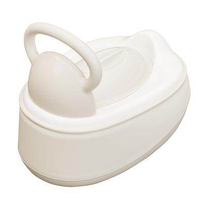 Bacio Eiwa 4 em 1, Greige, Assento de Treino Sanitário para Bebê com Proteção contra Urina, Antirrespingo, Antiderrapante, Lavável, Inclui Vaso, Cresce com o Bebê