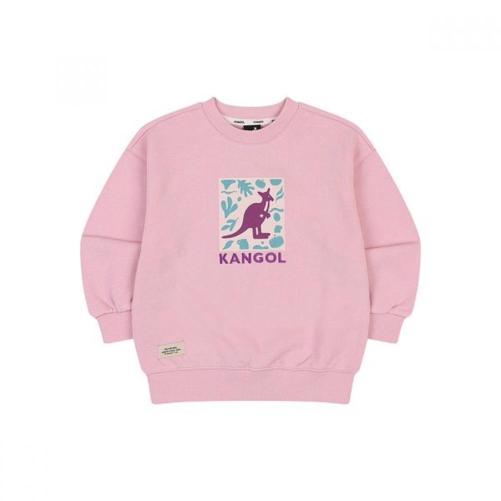 Kangol Kids New Graphic Sweatshirt Pink Rd 0103 Pink/100