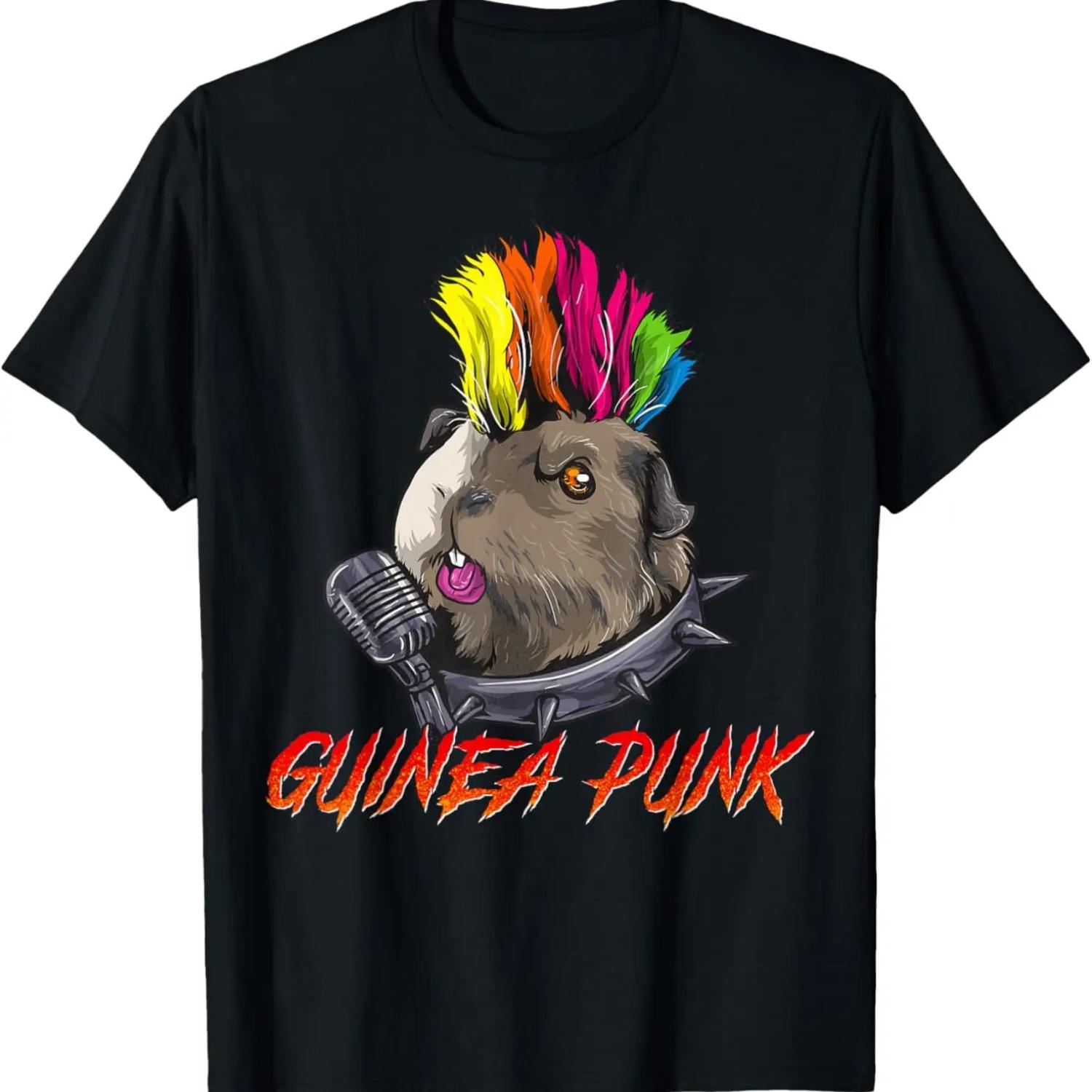 

Punk Guinea Pig Guinea Punk for Cavy Lovers T-Shirt XXXXXL чорний