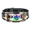 European & American Brazil Flag Multi-layer Woven Leather Bracelet – World Cup Fan Accessory