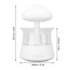 Humidifier Water Drip Rain Cloud Humidifier Water Drip 300ml Mushroom Rain Diffuser with 7 Colors for Sleeping Relaxing