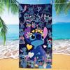 American Cartoon Figure Print Thick Microfiber Beach Towel Quick Dry Bath Blanket For Kids