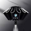 Car Fully Automatic Umbrella LED Flashlight Car Sticker For BMW e46 e90 e60 f30 f10 e39 f20 e36 g20 g30 e87 e92 Car Accessories