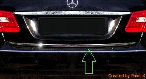 Mercedes E-klass W212 09- KROM Bakluckehandtag