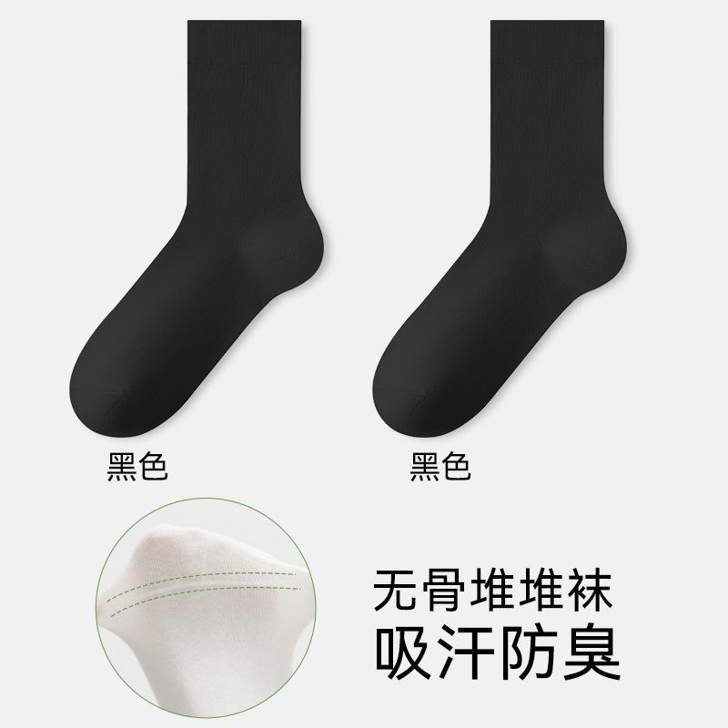 

Customized socks for women, summer sweat-absorbing pile socks, loose cotton socks, crocs, white boneless postpartum socks with small leather shoes чёрный