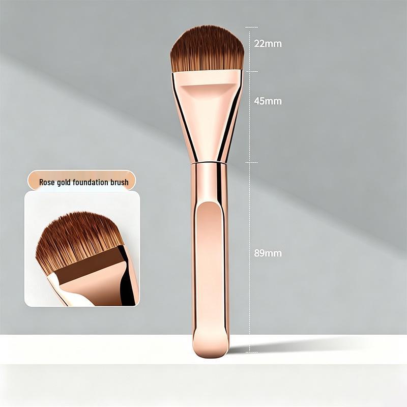 Doppelköpfiges Make-up-Pinsel-Set: Foundation-, Rouge- und Puderpinsel mit weichen Borsten