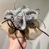 butterfly bow blue coffee double layer