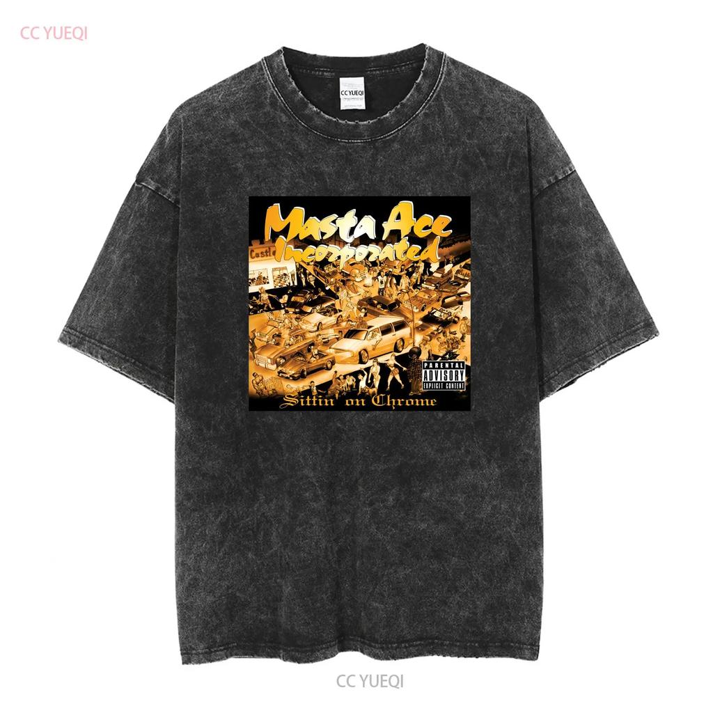 New Masta Ace Sittin On Chrome Classic Premium MAN WOMAN T Shirt SIze S 5XL long or short sleeves vintage Washed