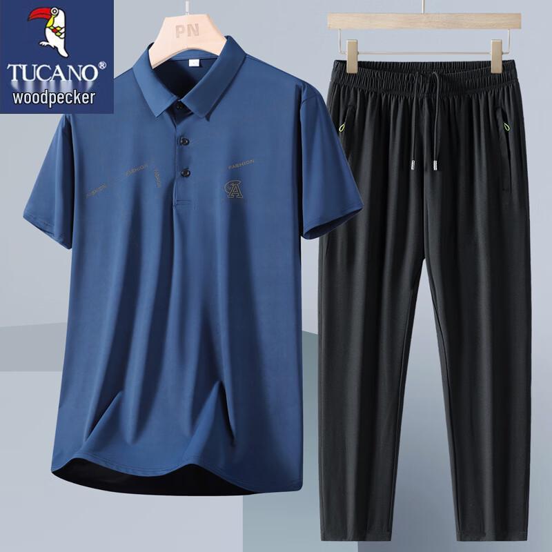 TUCANO Men s Summer Business Casual Two-Piece Set M
