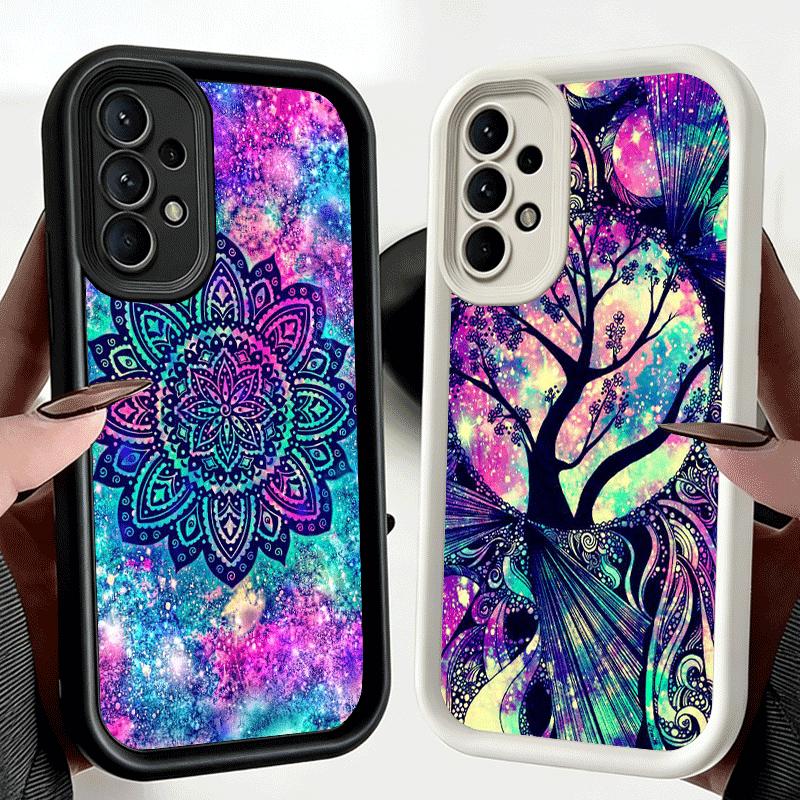 Handyhülle für Samsung Galaxy A17 A16 A15 A14 A13 Mandala Sonnenblume Traumhafter Stil A56 A36 A26 A55 A35 A25 A54 A34 A24 A53 A33 A23