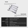for Toyota Tundra XK50 2007~ Chrome Door Handle Cover Trim Car Cap Exterior Accessories Protective Stickers 2018