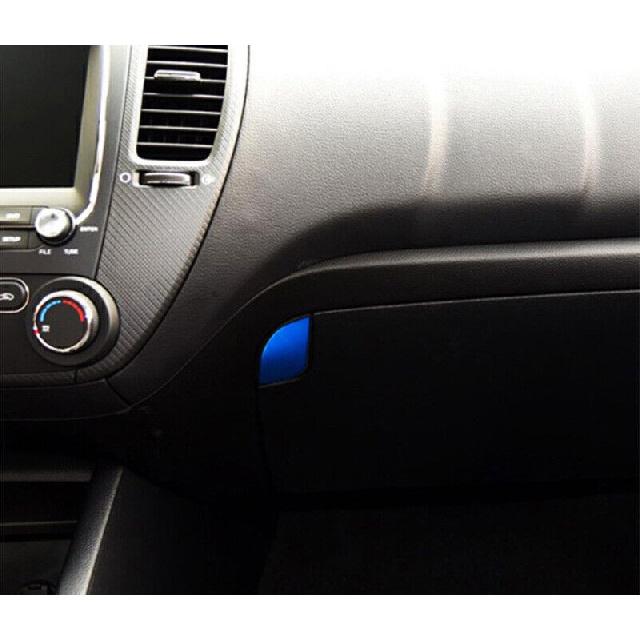 For Kia Forte K3 14-2018 Blue Titanium Co-Pilot Storage Box Handle Cover Trim