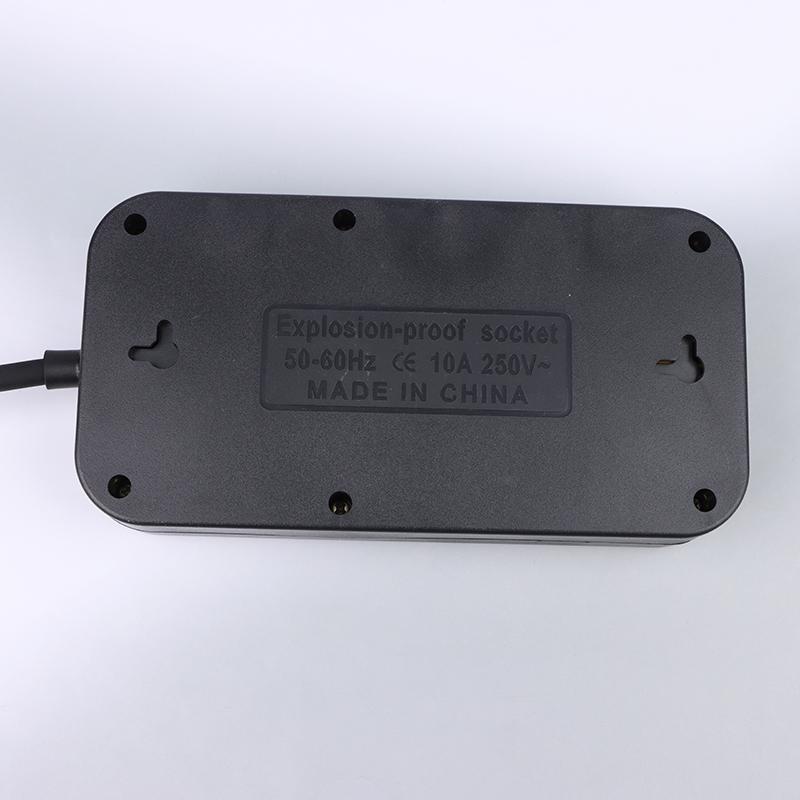 1Pc Spina UE Multipresa Presa CA Cavo di prolunga multipresa Presa elettrica con 4 porte USB Caricabatterie rapido Spina UE