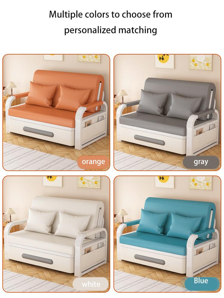 Folding and Retractable Sofa Bed Living Room Single Bed Balcony Multifunctional Sofa Bed