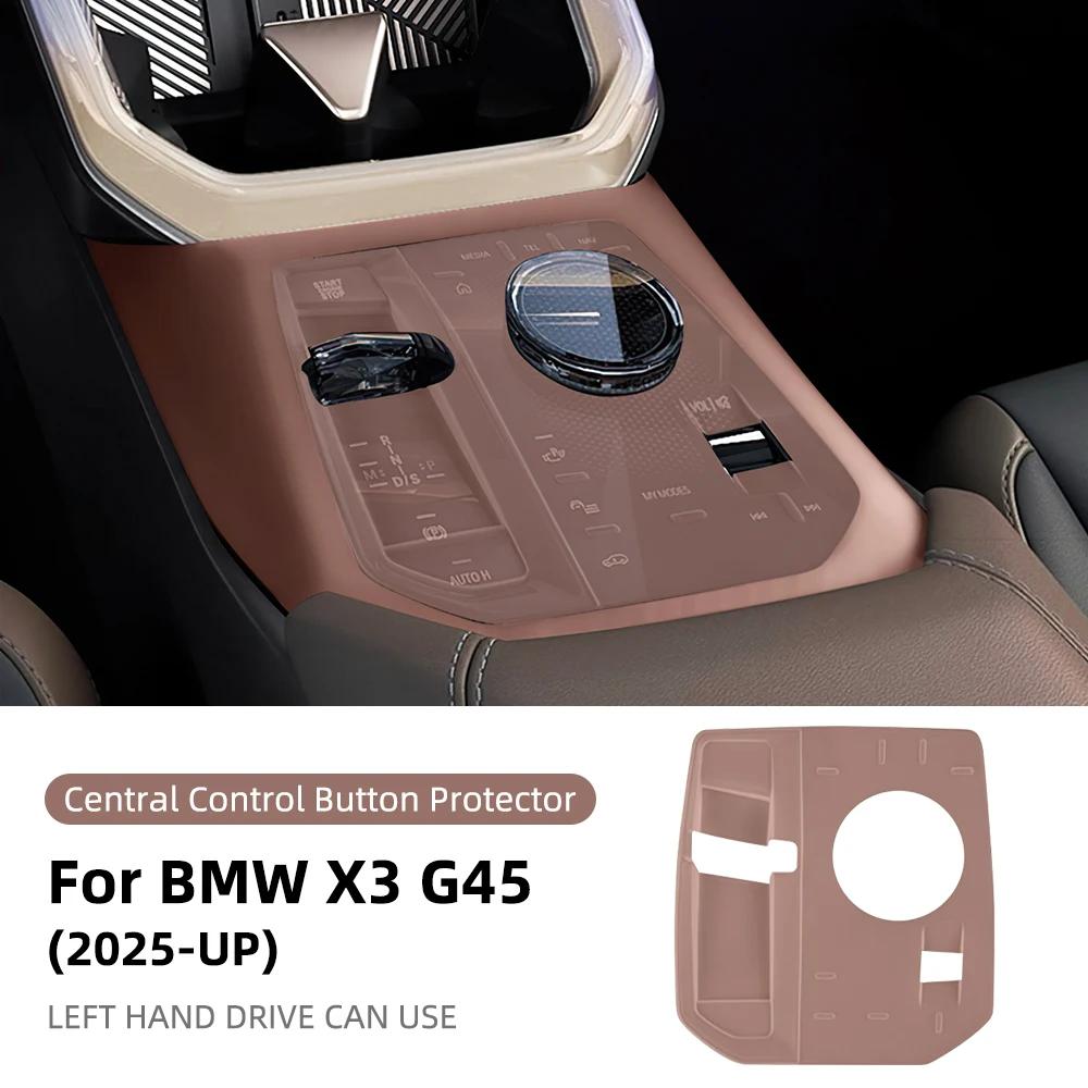 For BMW X3 G45 2025+ Silicone Car Central Control Panel Storage Box Upgrade Auto Pad Fit Gear Shift Styling Interior Accessories