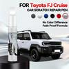 Exclusive Purpose Vehicle For Toyota FJ Cruise 1996-2025 Paint Repair Pen Touch Up Scratch Remover DIY Auto Accessories Black Wh