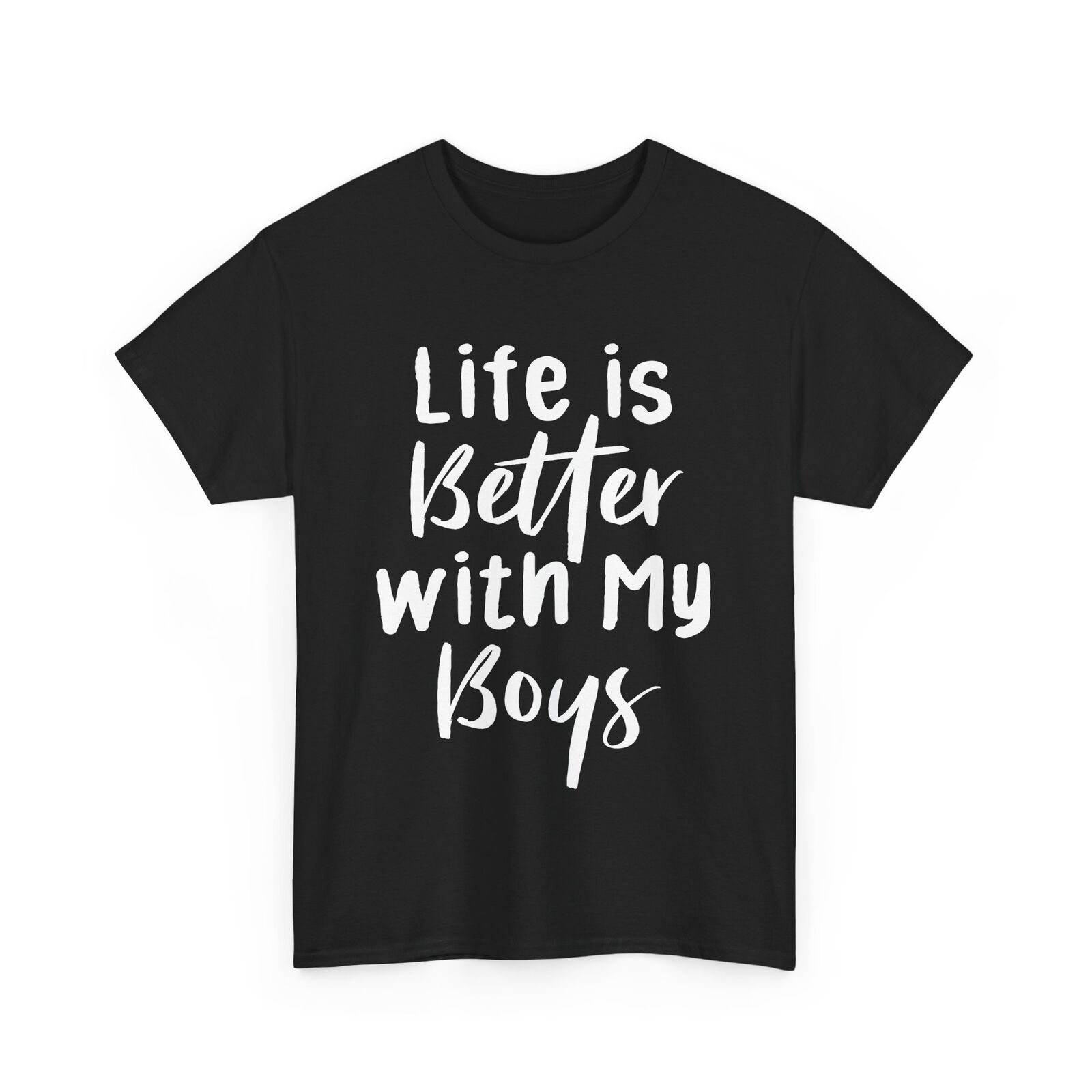 Grandma Grandson Shirt, Life Is Better With My Boys Grandmother T-Shirt Mens Womens Tees Top 4XL