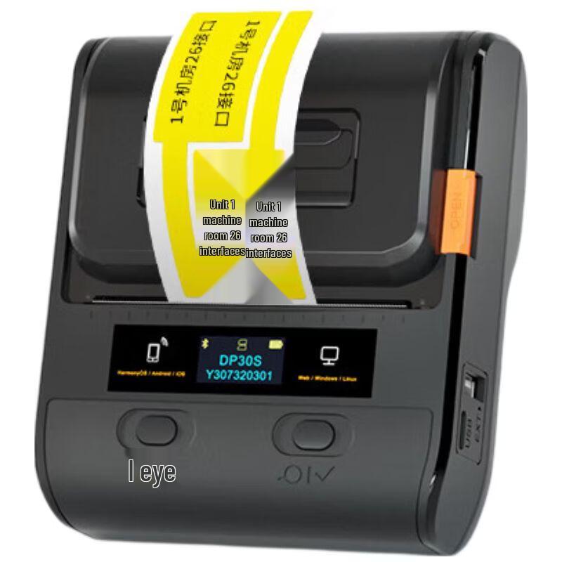 Detong DP30S Portable Bluetooth Thermal Label Printer CN plug (adapter included)
