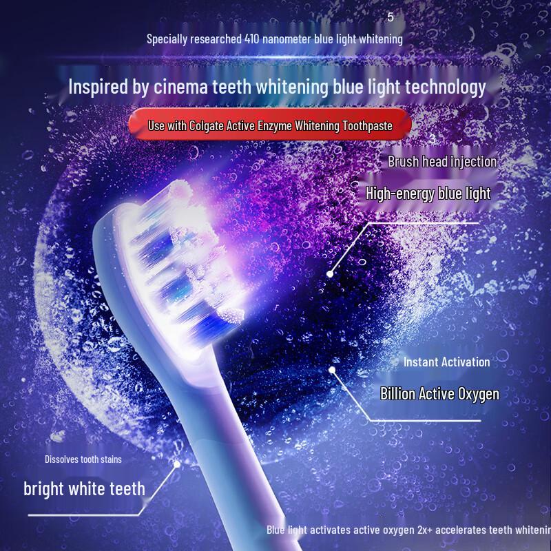 Colgate Leichte Sauerstoff Serie Elektrische Zahnbürste Ersatzkopf CN-Stecker (Adapter enthalten)