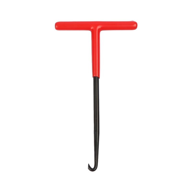 

Съемник пружин выхлопной системы мотоцикла SEAMETAL, инструмент для снятия пружины с нескользящей ручкой, Т-образный инструмент для установки и снятия пружины для скутера красный