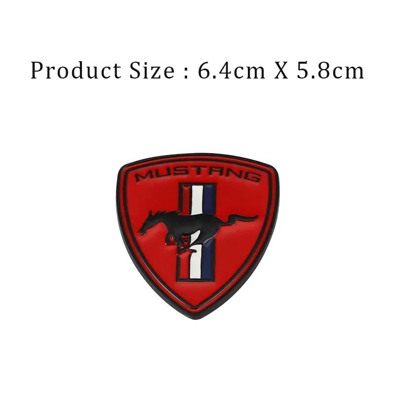 Autosticker Ford 1 stuk Auto Zijembleem Badge Stickers Kofferbak Decal voor Ford Mustang GT 350 370 500 Shelby Cobra Mondeo Focus 2 3 F-