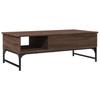 VidaXL Coffee Table, End Table with Adjustable Legs, Side Table Living Room Interior, Modern, Oak 845395