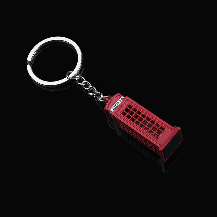 

Лондонский красный автобус, почтовый ящик, телефонная будка, брелок для ключей в виде внедорожника - британский туристический сувенир telephone booth