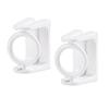 Curtain Rod Holder Hook Punch Free Strong Load Bearing ABS Swivel Curtain Pole Holder Hook for