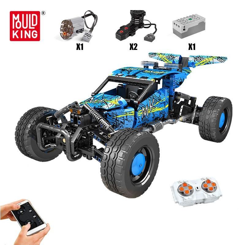 

MOLD KING технические радиоуправляемые игрушки, строительные блоки, дистанционное управление, автомобиль, моторизованный альпинистский грузовик, модель MOC, кирпичи, подарок для детей