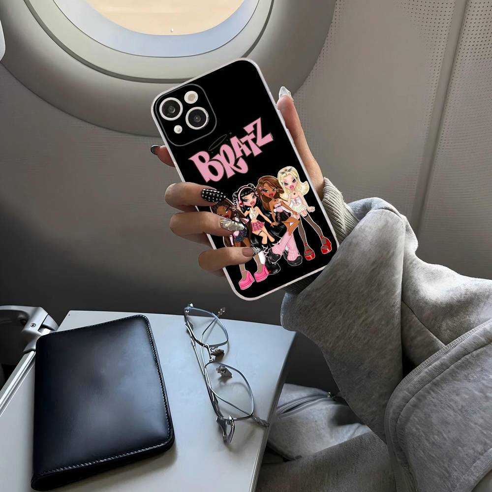 B-Bratzs Phone Case For iPhone 17 16 15 14 13 11 12 Pro Max 16 Plus Transparent