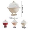 Transparent Sphere Fruit Snack Box High Footed Coffee Capsule Storage Rack  Countertop