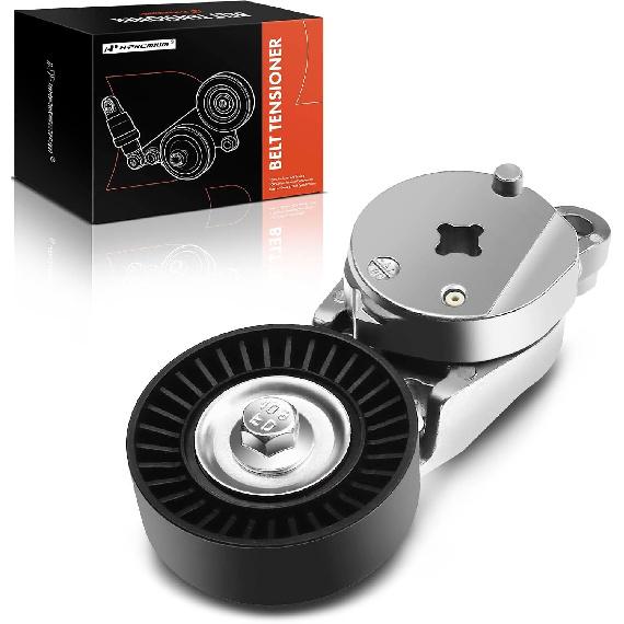 A-Premium Belt Tensioner Assembly with Pulley Compatible with Toyota Camry 2012-2017, RAV4 2009-2018, Sienna 2011-2013, Venza 2009-2015 & Lexus 2012-2017 Camry (2.5L)
