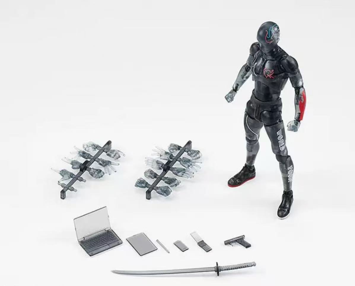 

Soul Meeting Place Shf Primitive Body Limited Edition Action Figure - Black Transparent Collectible Male Female Handmade Toy