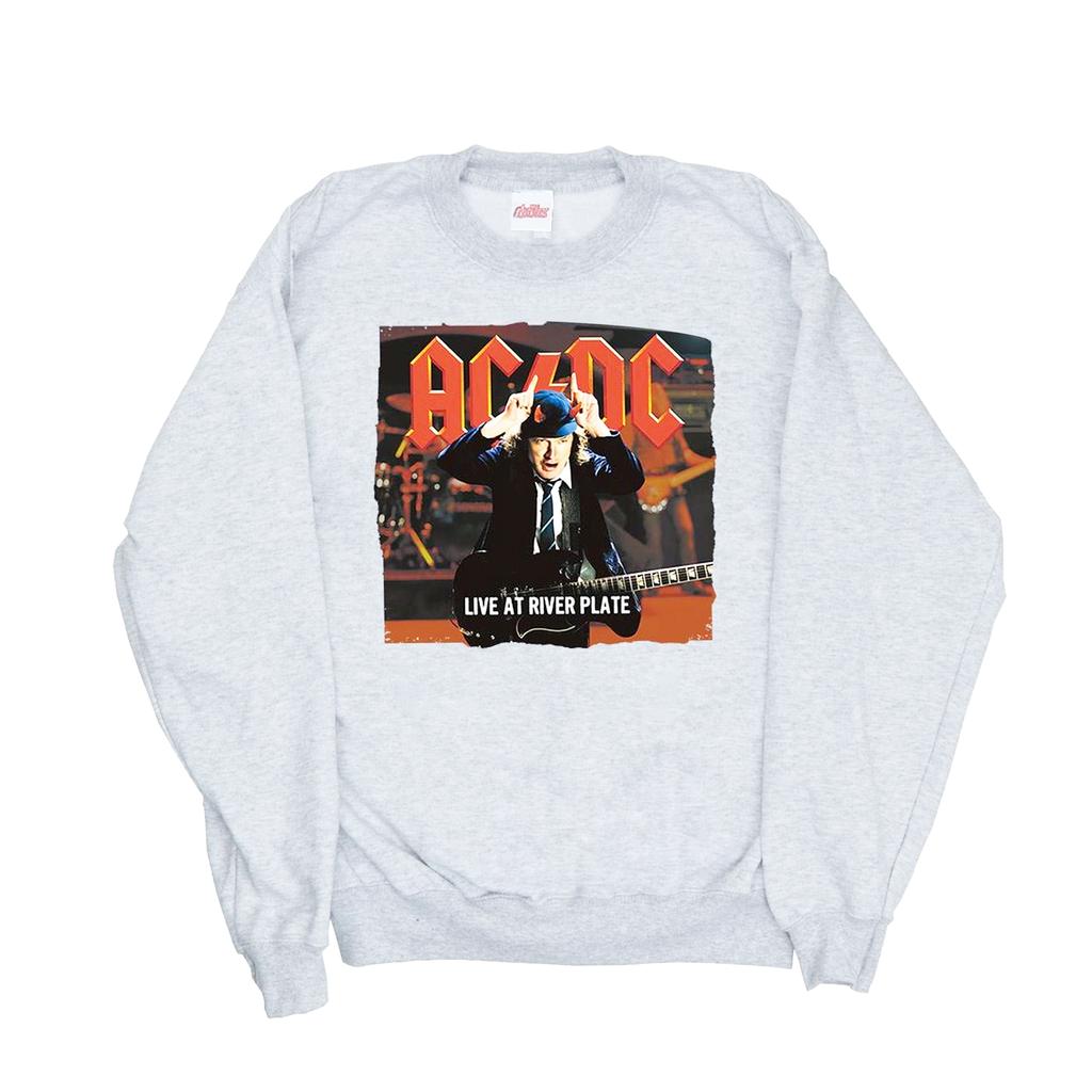 AC/DC Womens/Ladies Live At River Plate Columbia Records Sweatshirt