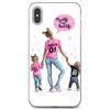 Zwart Bruin Haar Baby Moeder Meisje Koningin Soft Case Voor Samsung Galaxy A10 A30 A40 A50 A60 A70 a12 a31 a41 a51 a71 a20e a21s M30