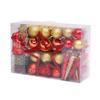 102 Pieces Holiday Decor Lightweight Christmas Tree Ornament Assortment Glittery