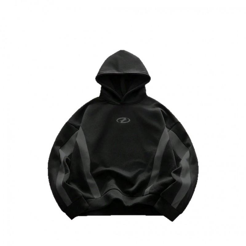 Oversized Hooded Sweatshirt With 3D Print Design Streetwear Unisex Winter Pullover Casual Top