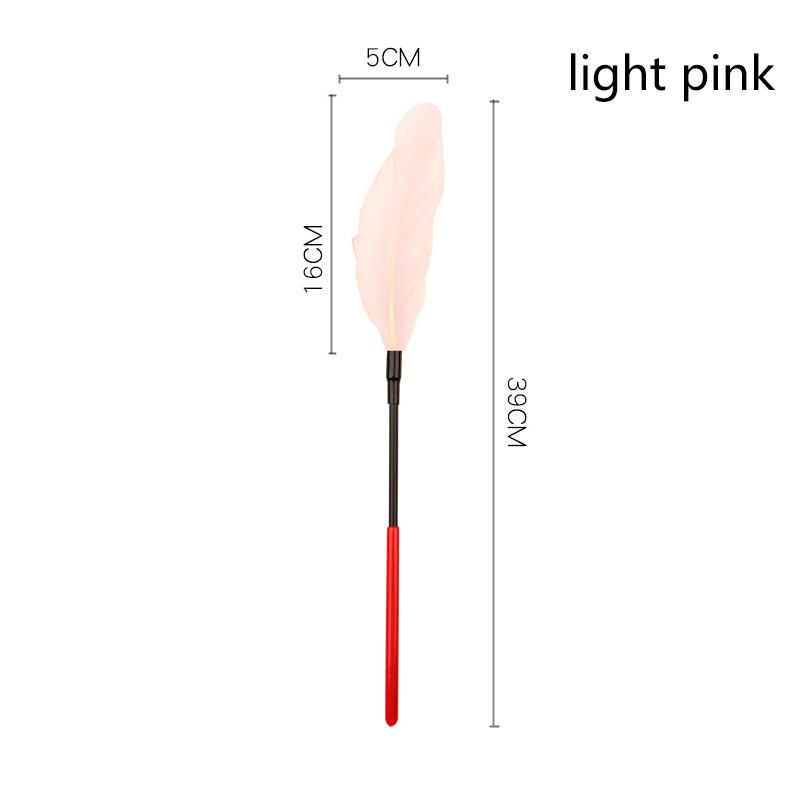 Feather Tickled Erotic Feather Whip Spank Flogger Bondage Blindfolded Stimulation Teasing Stick Adult Toys