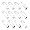 12 stuks Antiek Messing Gouden Metalen Label Pull Frame Handvat Bestand Naamkaart Houder Voor Meubels Kast Lade Doos Kofferbak 17*60mm