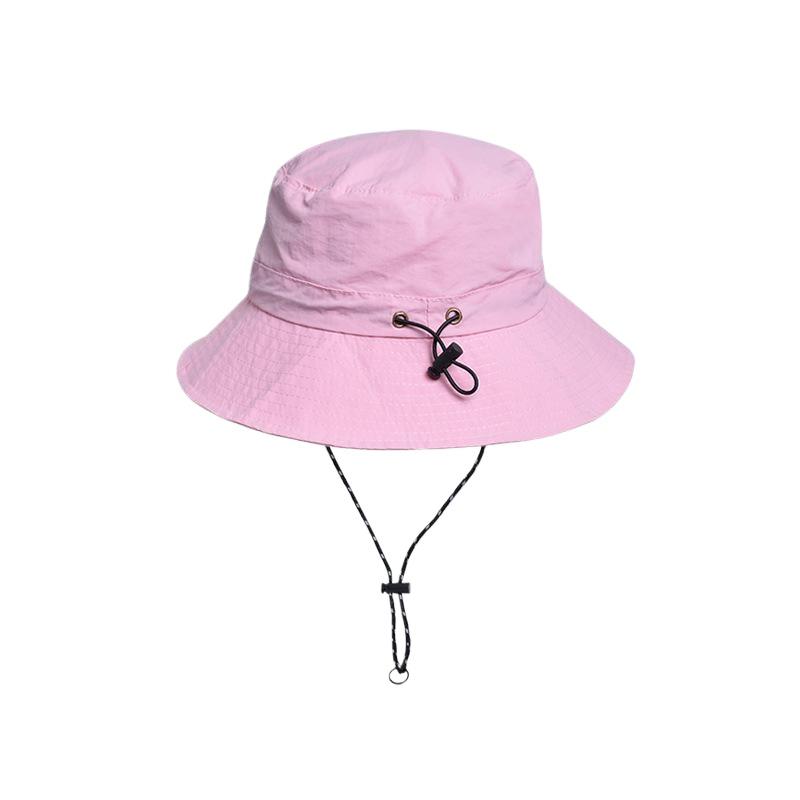 New summer waterproof bucket hat men's outdoor fishing mountaineering hat folding storage color matching sunshade sun protection hat children