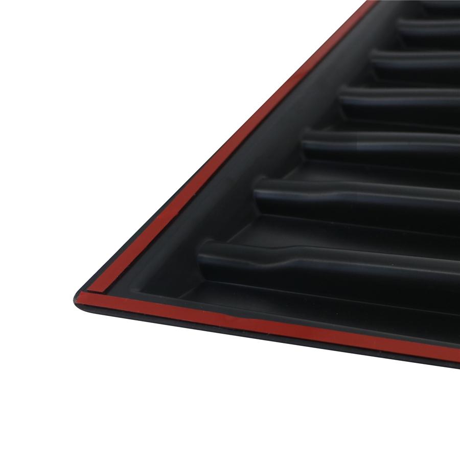 2PCS Side Air Vent Bonnet Hood Cover Trim For Ford Ranger 2012-2022 ABS Plastic