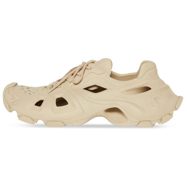 Balenciaga HD Lace Up Cut Out Sneakers 'Beige' Men's 702421W3CES9300