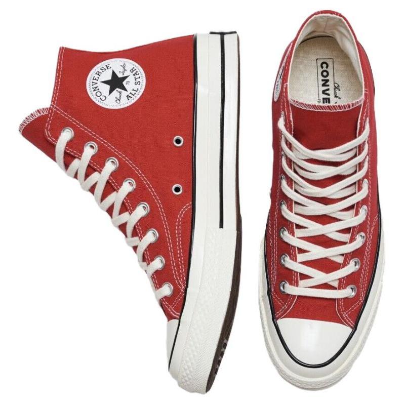 Converse Chuck 70 Comfortable and Versatile High-Top Canvas Sneakers Unisex Red