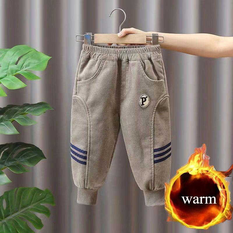 

Штаны для детей среднего и маленького возраста, повседневные спортивные штаны, детские зимние штаны 130