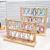 1pc Wooden bracelet rack, bracelet and earring storage rack, store jewelry display rack, jewelry collection rack