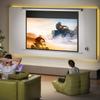 Projector Screen 212 x 150 cm 120 Inch 16:9 HD 4K Electric Projection Screen with Remote Control, White