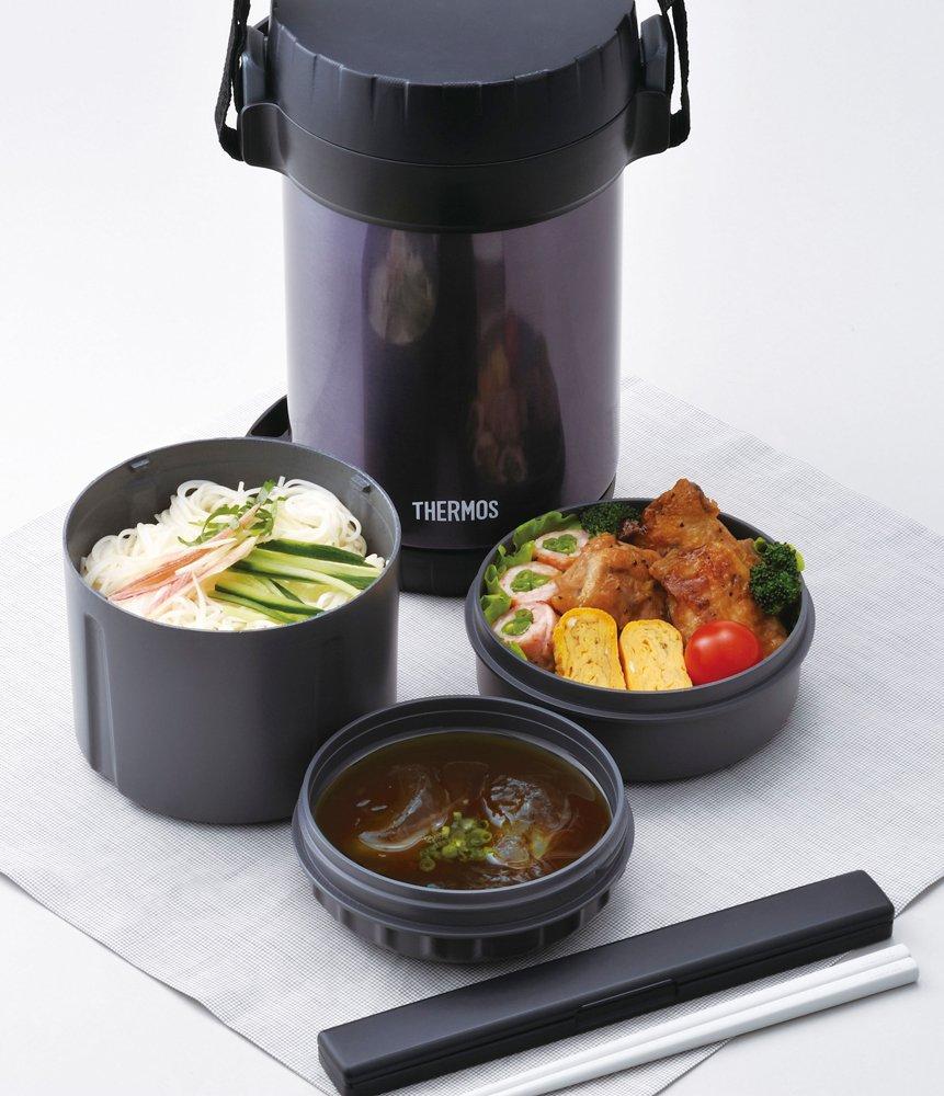Thermos Stainless Steel Lunch Midnight MDB Jar, Approx. 1.6 Cups, Blue, JBG-2000